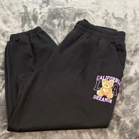 Set🖤No Boundaries California LA  Dreamin Black Hoodie/ Sweatpants Set - Picture 2 of 12